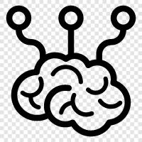 Gehirn, Neuronale Netzwerke, Neurowissenschaften, Gehirnfunktionen symbol