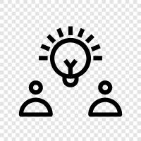 brainstorming, brainstorming ideas, come up with ideas, brainstorming tips icon svg