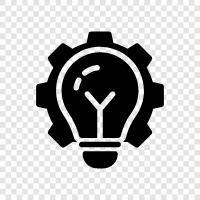 Brainstorming, Kreativität, Problemlösung, Innovation symbol