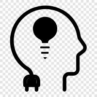 brainstorming, problem solving, imagination, creativity brainstorming icon svg