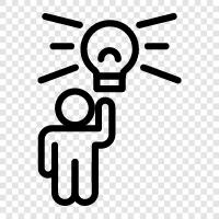 brainstorming, productive, innovative, fresh icon svg