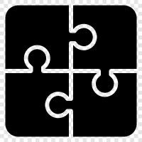 brainteaser, logic problem, math problem, jigsaw puzzle icon svg