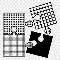 brainteasers, logic puzzles, math puzzles, jigsaw puzzles icon svg