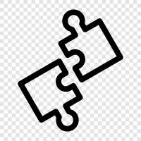 brainteasers, jigsaw puzzles, logic puzzles, math puzzles icon svg