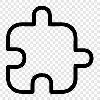 brainteasers, logic puzzles, math puzzles, jigsaw puzzles icon svg