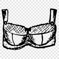 sütyen, brassiere, giyim, lingerie ikon svg