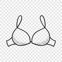 bras, brassiere, support, breast icon svg