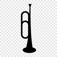 brass, trumpet music, brass instrument, brass instrument playing icon svg