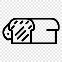 Brot, Scheibe, Butter, Marmelade symbol