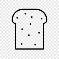 bread, breakfast, snack, breakfast bar icon svg