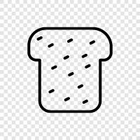 Brot, Frühstück, Morgen, Brunch symbol