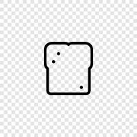 bread, sliced bread, toast, breakfast icon svg