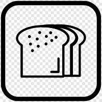 bread recipe, bread maker, bread dough, bread recipe easy icon svg