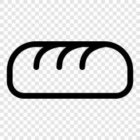 Brötchen, Baguettes, Brioche, Brot symbol