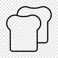 breaded, baguette, bakery, bread ingredients icon svg