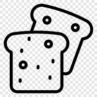 breadmaker, bread recipe, bread baker, bread store icon svg