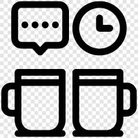 break, work break, coffee break ideas, coffee break tips icon svg