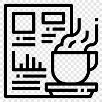 break, stop, tea break, snack break icon svg