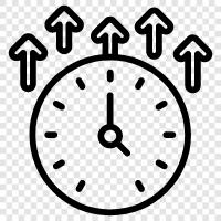 break time, work time, time management, Time Up icon svg