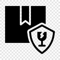 breakable, weak, susceptible, susceptible to damage icon svg