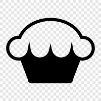 breakfast, pastry, sweet, muffin icon svg