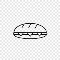 kahvaltı, öğle yemeği, akşam yemeği, Sandwich ikon svg