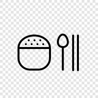 breakfast, lunch, dinner, snacks icon svg