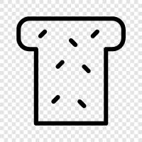 Frühstück, Frühstück Lebensmittel, Toast Rezepte, Toast Toppings symbol