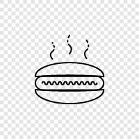 breakfast sandwich, breakfast sandwich ingredients, breakfast sandwich recipes, sausage sandwich ingredients icon svg