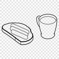 breakfast toast, sausage toast, breakfast sausage, sausage breakfast icon svg