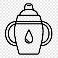 breastfeeding, formula, bottles, sippy cups icon svg