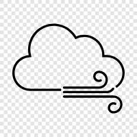 breeze, gust, gale, storm icon svg