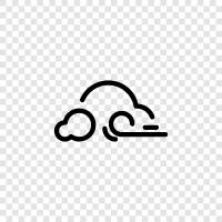 breeze, gusts, howling, whistling icon svg