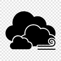 breezy, gusty, unstable, severe icon svg