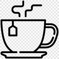 Brew, Cuppa, Cup, Tea Leaves icon svg