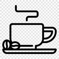 brewed coffee, espresso, latte, cappuccino icon svg