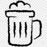 brewing, beer brewing, beer mug, beer can icon svg