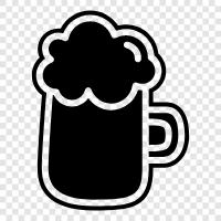 brewing, beer barrel, beer can, brewing equipment icon svg