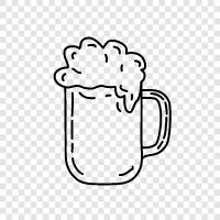 Bierbrauen, Bierzutaten, Bierstile, Biergeschichte symbol