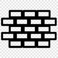 brick, wall, barrier, security icon svg