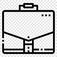 briefcase bag, briefcase shoulder bag, business briefcase, work brief icon svg