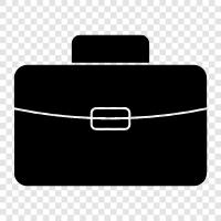 Briefcases, Leather, Men, Business icon svg