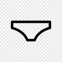 briefs, panties, knickers, bra icon svg