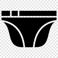 briefs, panties, bras, lingerie icon svg