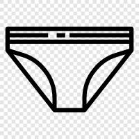 Briefs, Boxers, Panties, Bras icon svg