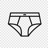 briefs, clothing, men, women icon svg