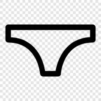 briefs, thong, panties icon svg