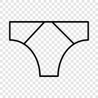 briefs, panties, thong, bra icon svg