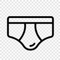 briefs, underwear, cotton, nylon icon svg