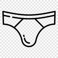 Briefs, Boxers, Panties, Bras icon svg